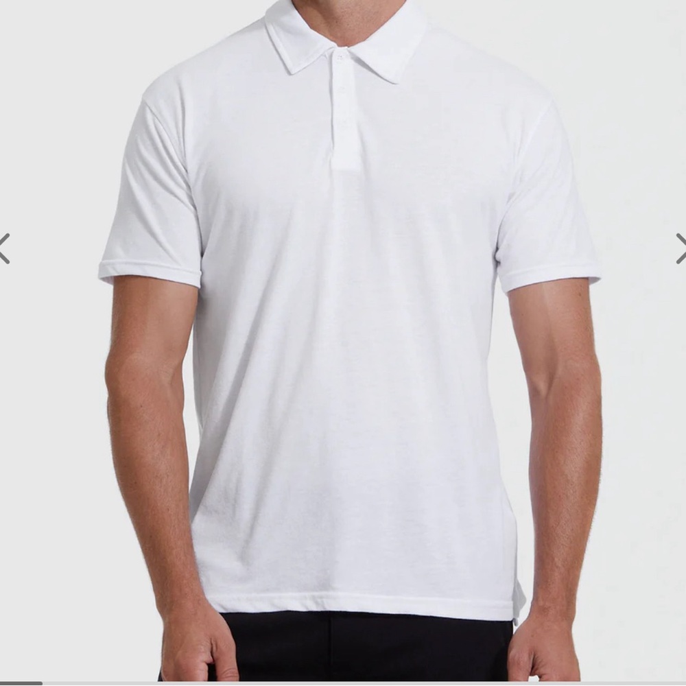 True Classic Men’s Polo Shirt NWOT white. 2x